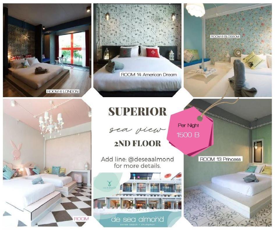 De Sea Almond Hotell Chumphon Exteriör bild